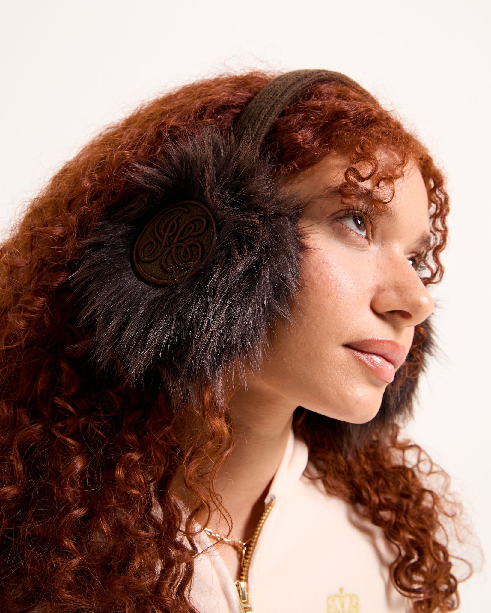 Juicy Couture Heritage Faux Fur Ear Muff