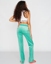 Classic Velour Del Ray Pant Marine Green - Juicy Couture Scandinavia