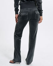 Classic Velour Del Ray Pant Raven - Juicy Couture Scandinavia