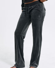 Classic Velour Del Ray Pant Raven - Juicy Couture Scandinavia