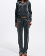 Classic Velour Del Ray Pant Raven - Juicy Couture Scandinavia