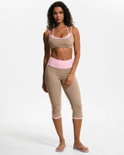 Juicy Sport Contrast Capris Fungi - Juicy Couture Scandinavia
