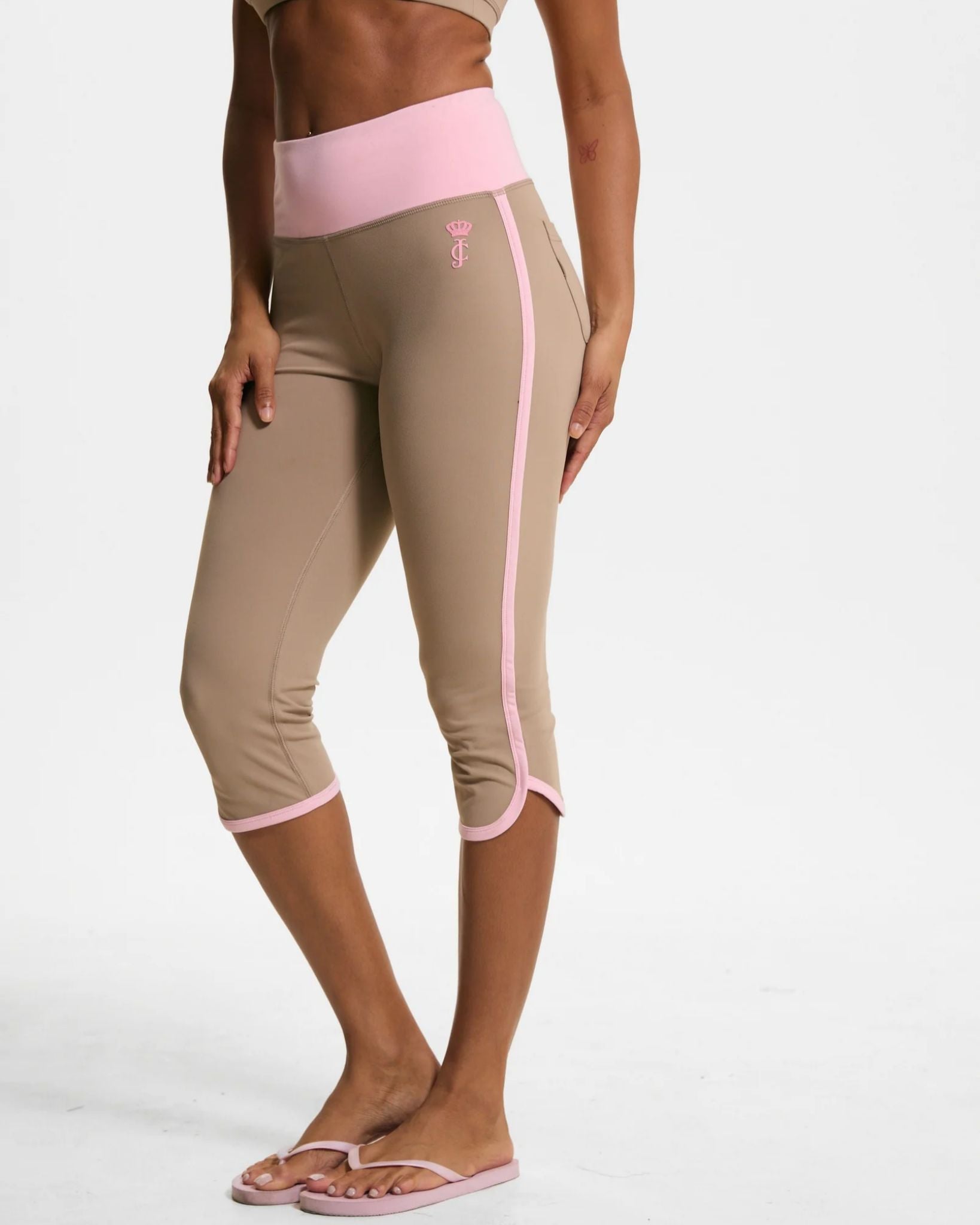Juicy Sport Contrast Capris Fungi - Juicy Couture Scandinavia