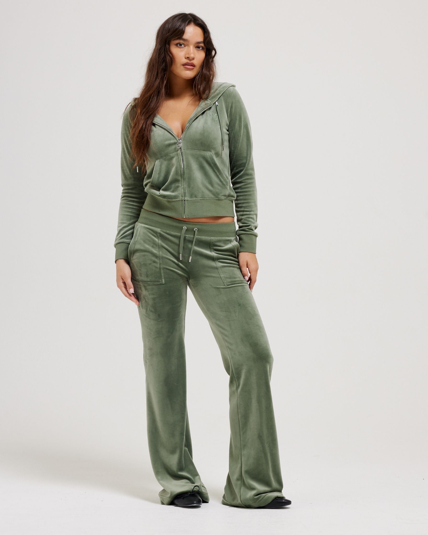 Classic Velour Del Ray Pant Thyme