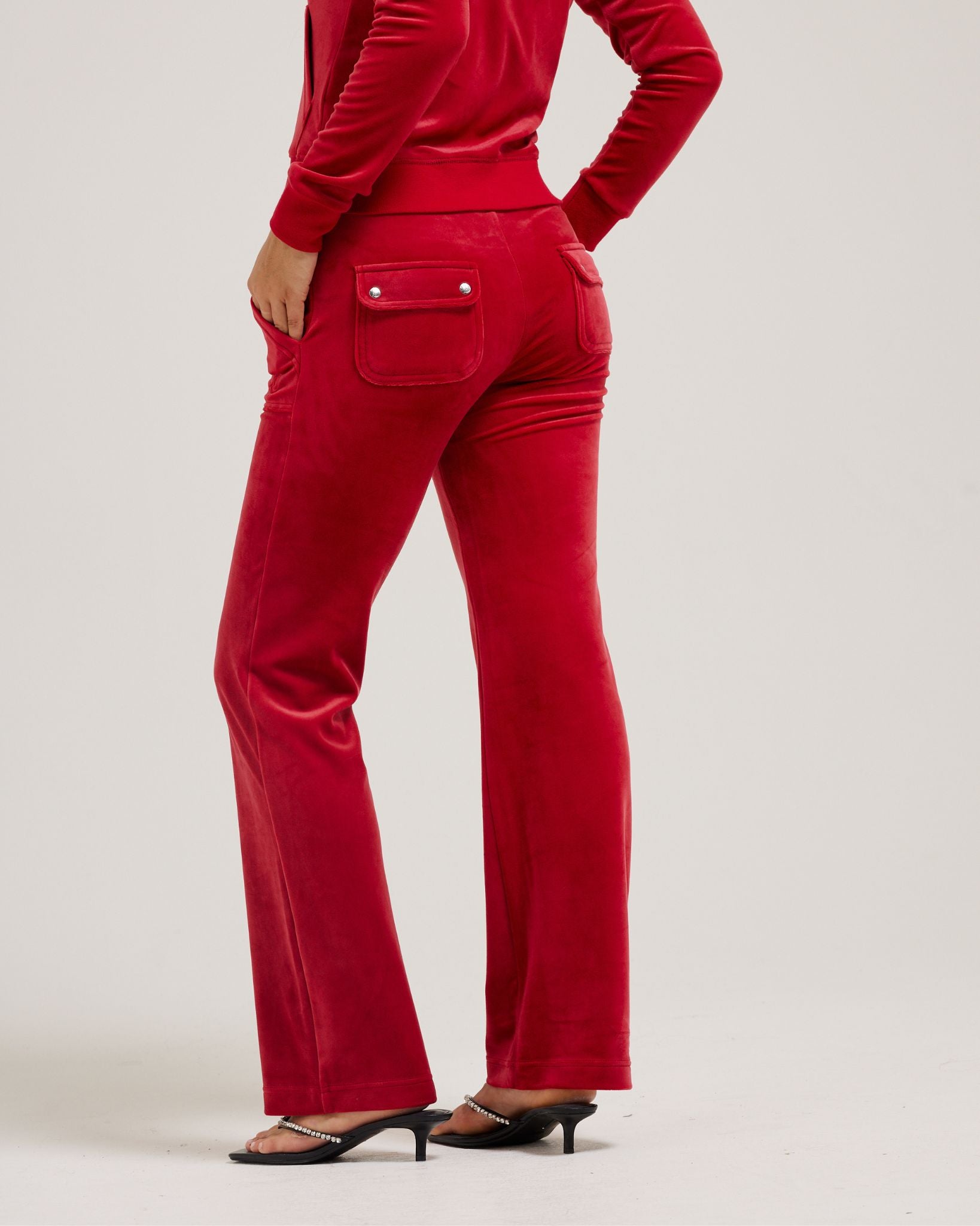 Classic Velour Del Ray Pant Astor Red