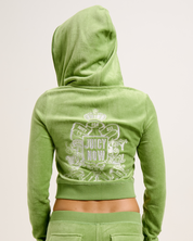 Juicy Now Robyn Hoodie Piquant Green