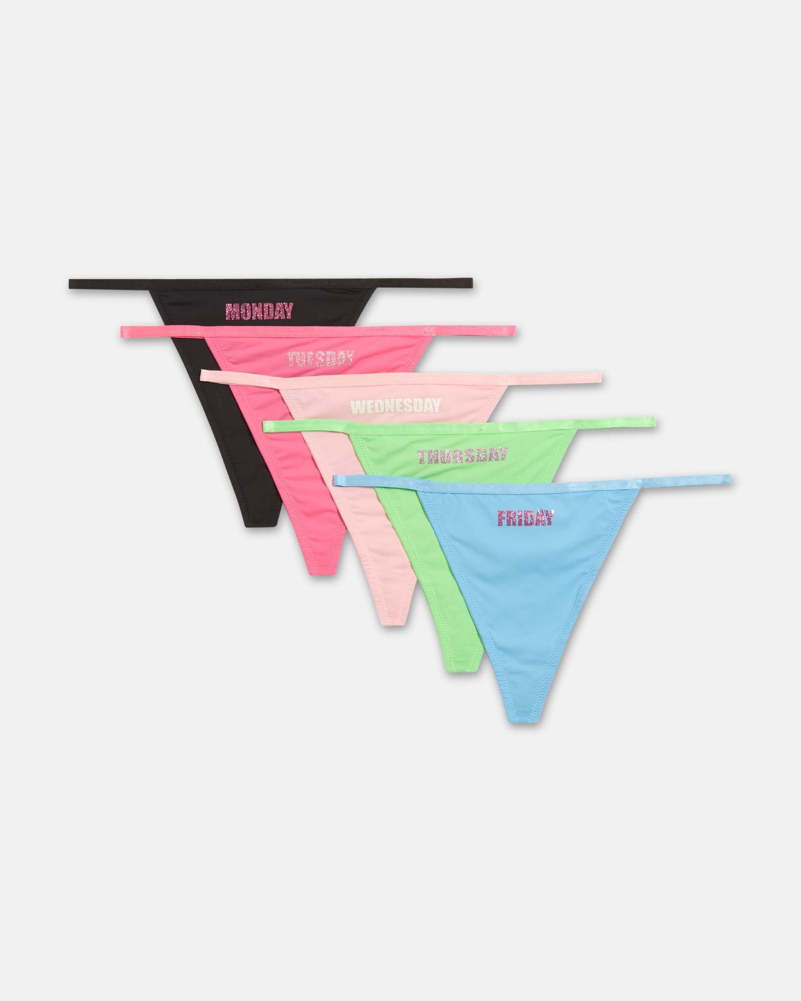Mon-Fri 5 pack Thong - Juicy Couture Scandinavia
