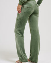 Classic Velour Del Ray Pant Thyme - Juicy Couture Scandinavia