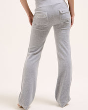 Classic Velour Del Ray Pant Silver Marl - Juicy Couture Scandinavia