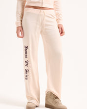 House of Juicy Caisa Low Rise Trackpants Pink Champagne - Juicy Couture Scandinavia