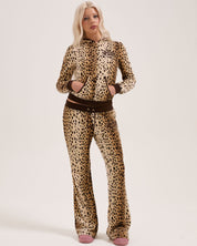 Heritage Cheetah Crest Caisa Low Rise Trackpant - Juicy Couture Scandinavia