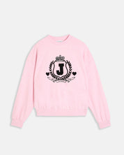 Venice Crest Sweatshirt Pink Marl - Juicy Couture Scandinavia