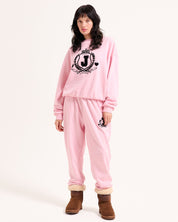 Venice Crest Sweatshirt Pink Marl - Juicy Couture Scandinavia