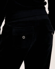 Heritage Crest Low rise Trackpant Black - Juicy Couture Scandinavia
