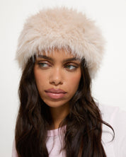 Faux Fur Headband Natural Fur