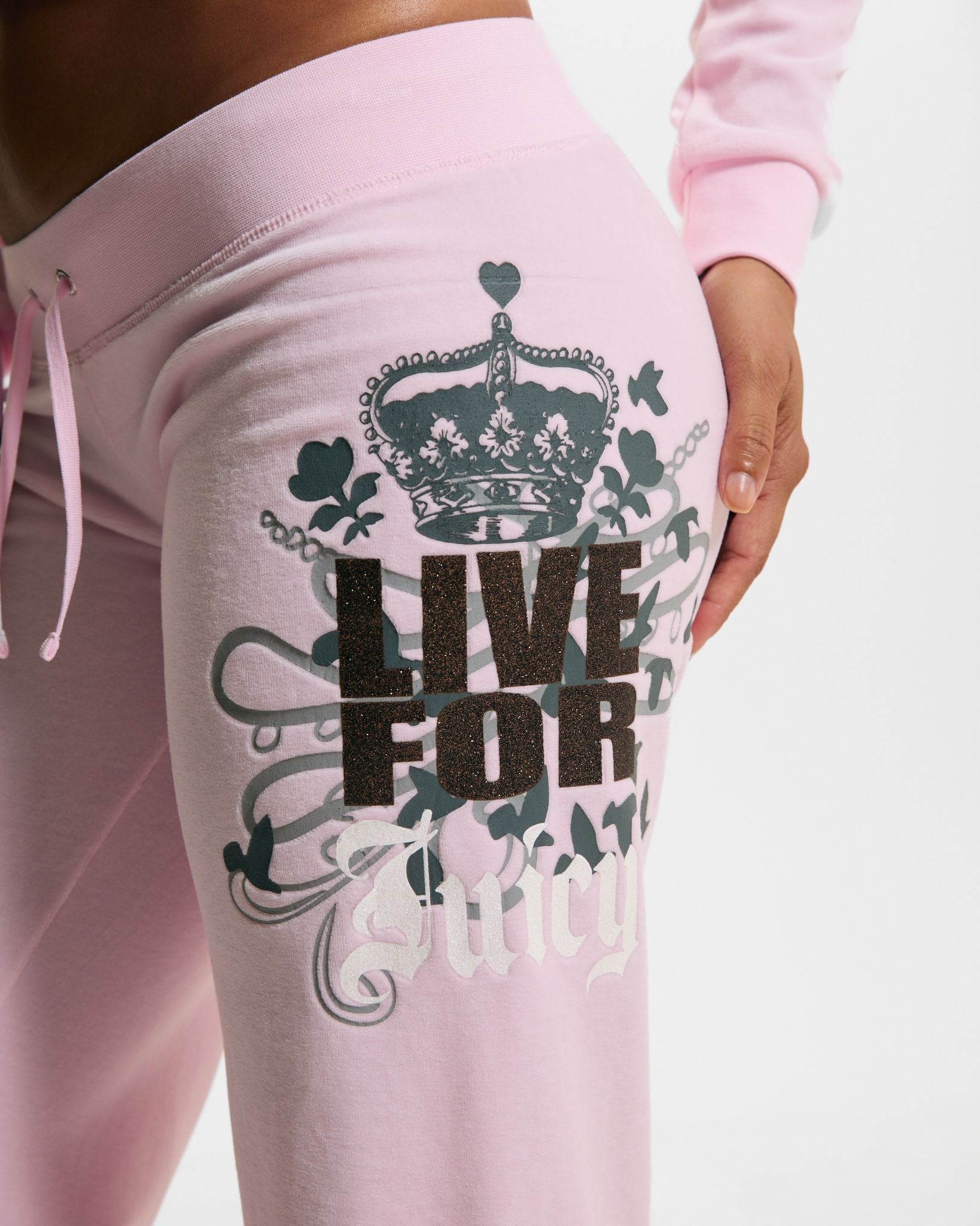 Live for Juicy Og Traight Trackpant Cherry Blossom