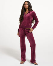 Classic Velour Del Ray Pant Tawny Port