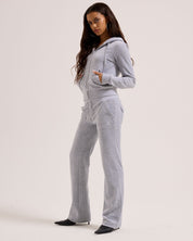 Classic Velour Del Ray Pant Silver Marl - Juicy Couture Scandinavia