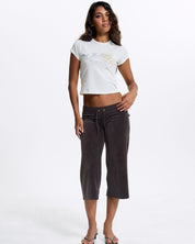 Juicy Rose Foil T-shirt Marshmallow