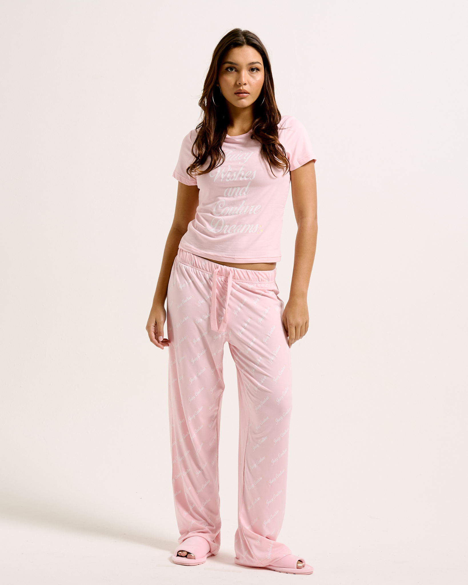 Juicy Wishes Shortssleeve Pyjama Set Almond Blossom