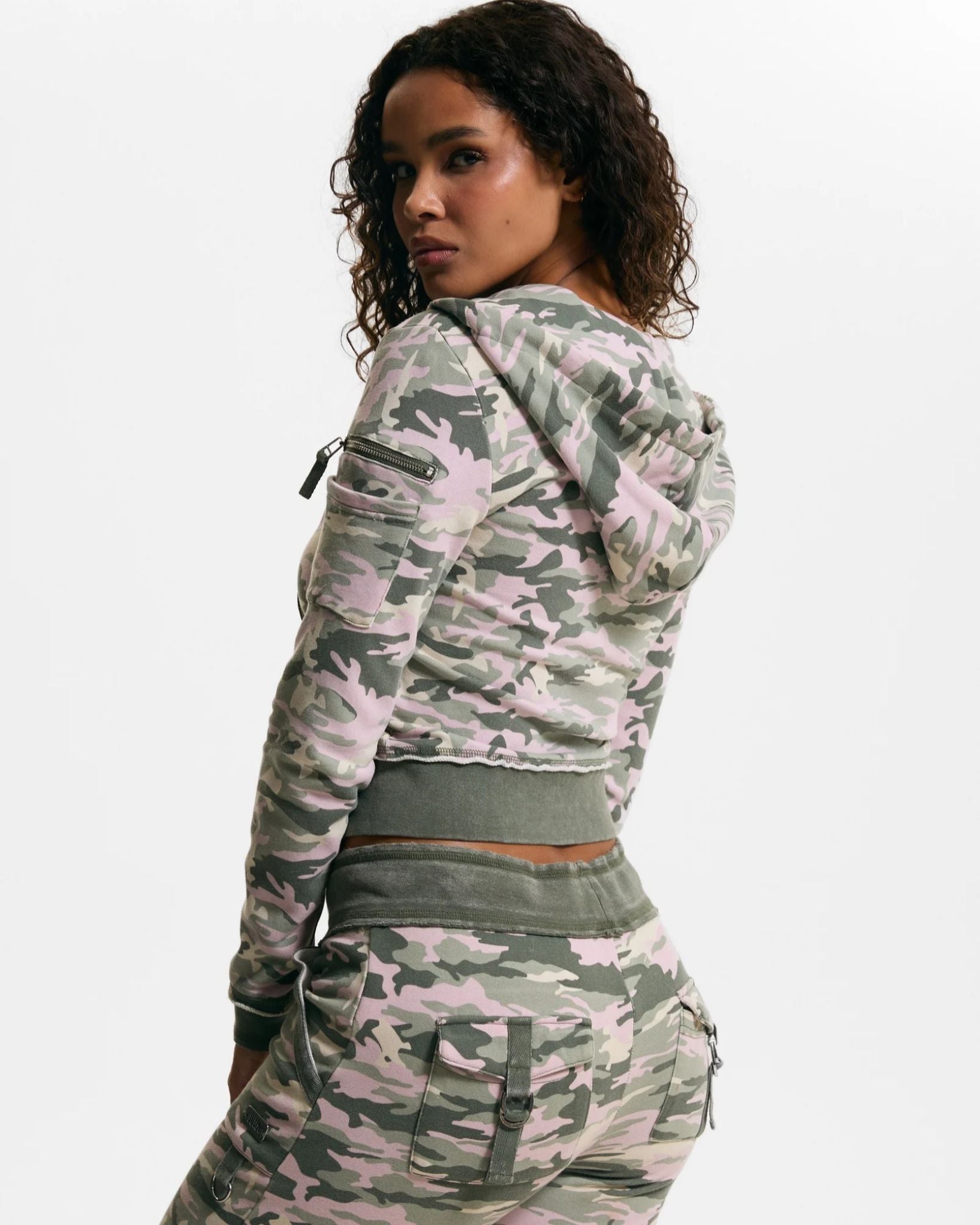 Harrisburg Low Rise Camo Track pants - Juicy Couture Scandinavia