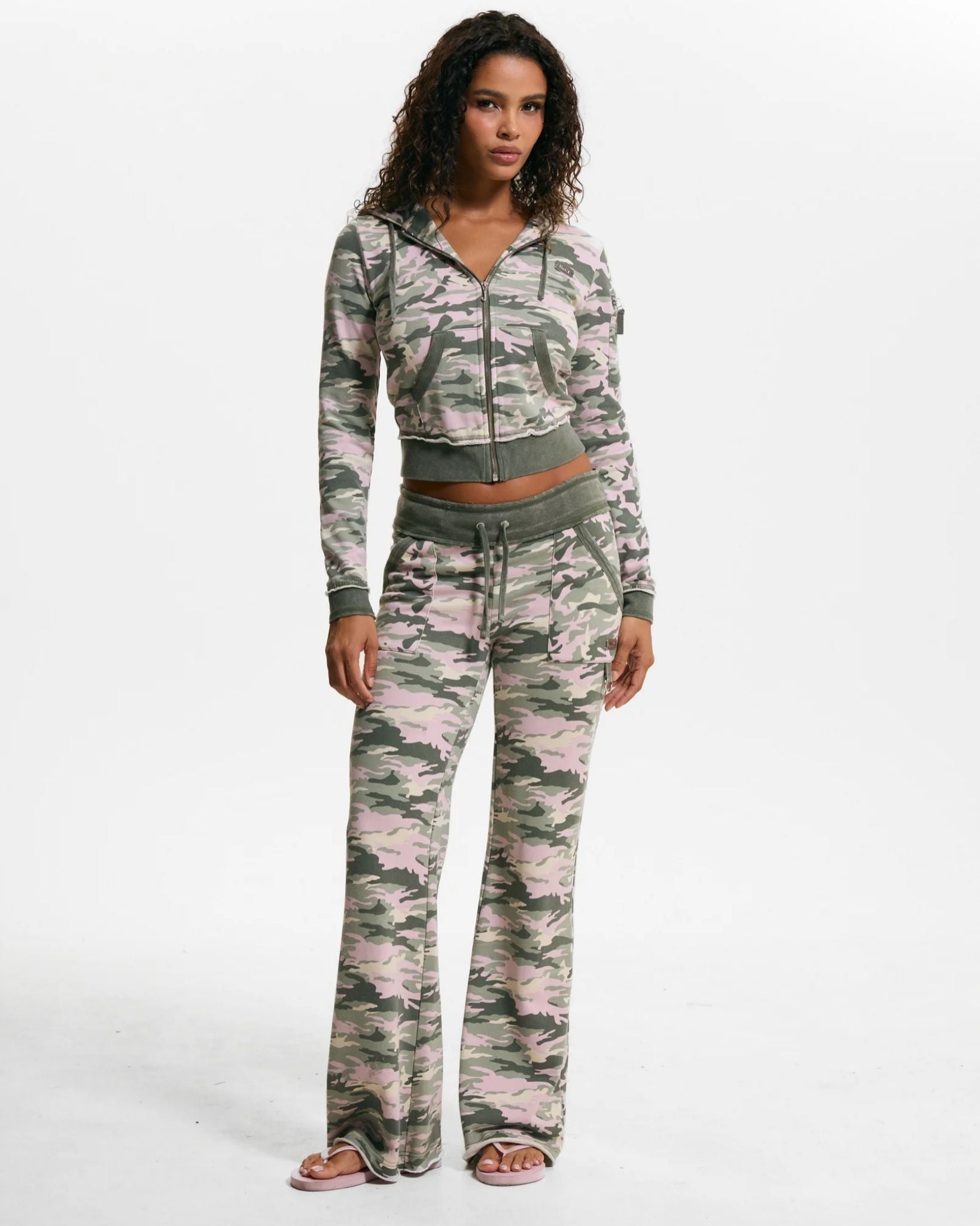 Harrisburg Low Rise Camo Track pants - Juicy Couture Scandinavia