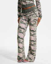 Harrisburg Low Rise Camo Track pants - Juicy Couture Scandinavia