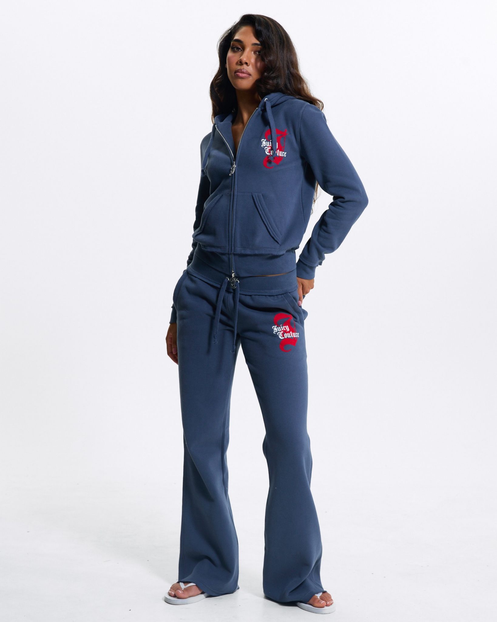 Will Graphic Trackpant Indigo Mood - Juicy Couture Scandinavia
