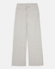Solange Cable Knit Trackpant Grey Marl - Juicy Couture Scandinavia