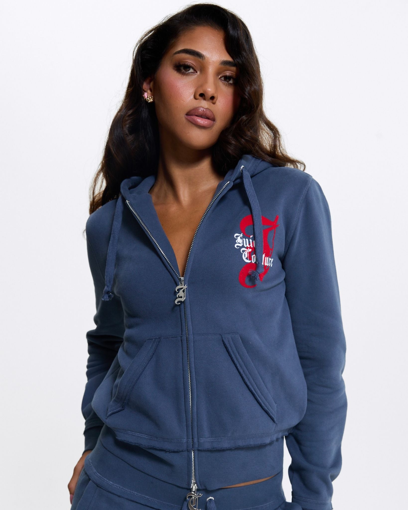 Robbie Graphic Hoodie Mood Indigo - Juicy Couture Scandinavia