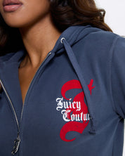 Robbie Graphic Hoodie Mood Indigo - Juicy Couture Scandinavia