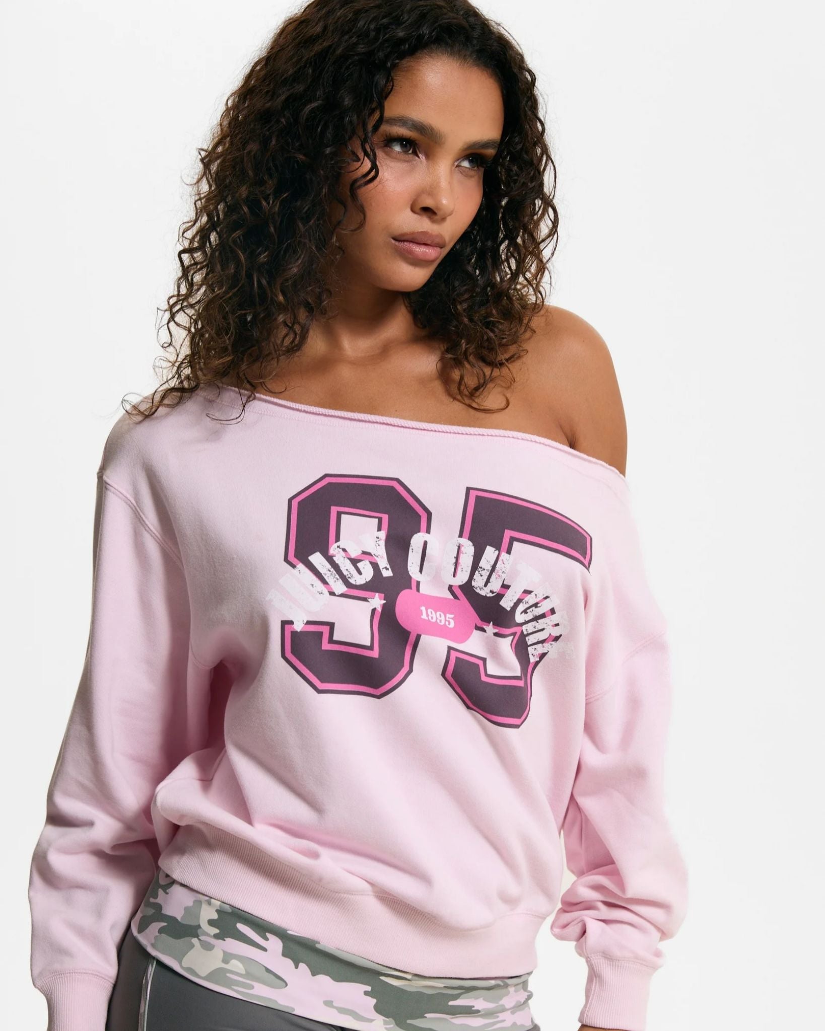 Juicy Sport 95 Off Shoulder Jumper Cherry Blossom - Juicy Couture Scandinavia