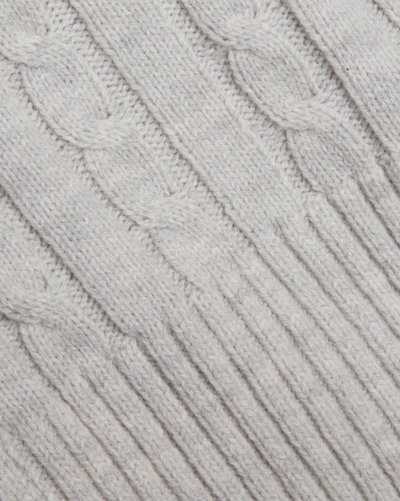 Maya Cable Knit Zip Up Grey Marl - Juicy Couture Scandinavia
