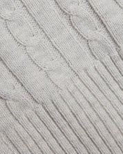 Maya Cable Knit Zip Up Grey Marl - Juicy Couture Scandinavia