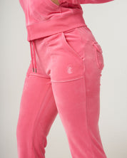 Classic Velour Layla Low Rise Pocket Flare Hot Pink