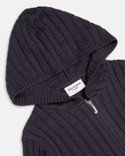 Maya Cable Knit Zip Up Night Sky - Juicy Couture Scandinavia