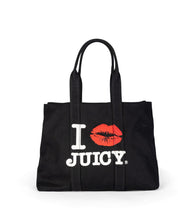 Daisy Large Reversible Canvas Shopper Black - Juicy Couture Scandinavia