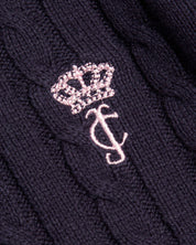 Solange Cable Knit Trackpant Night Sky - Juicy Couture Scandinavia