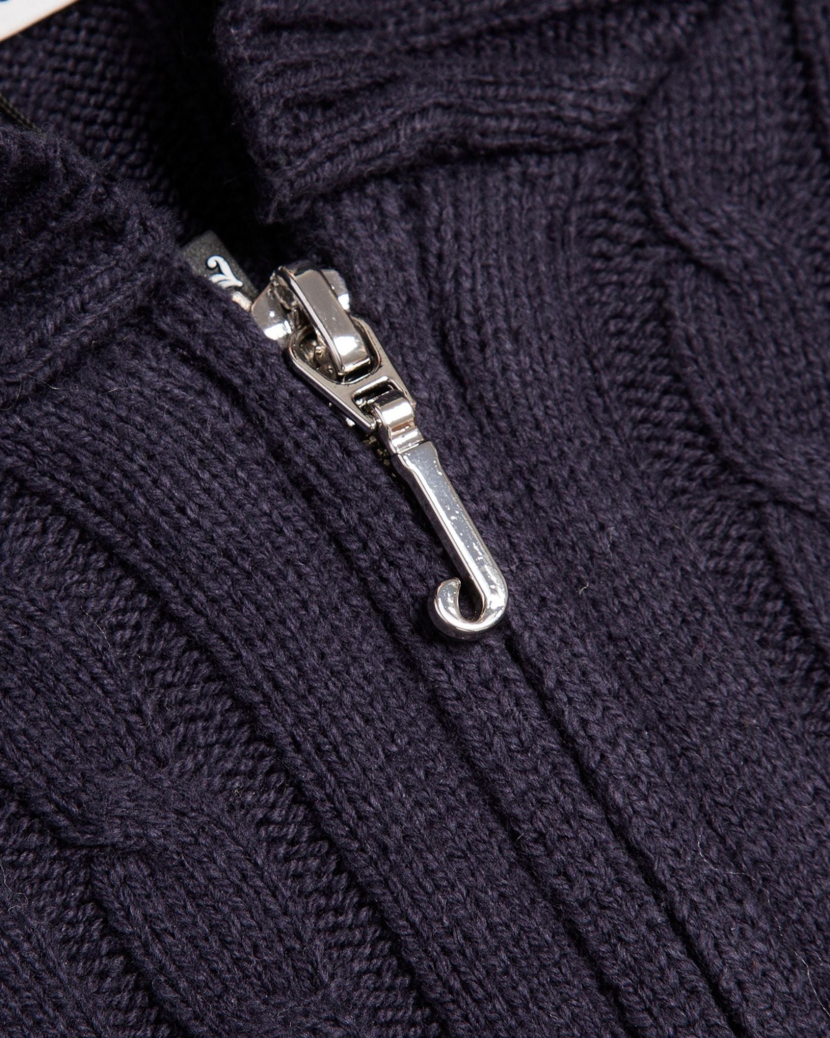 Maya Cable Knit Zip Up Night Sky - Juicy Couture Scandinavia