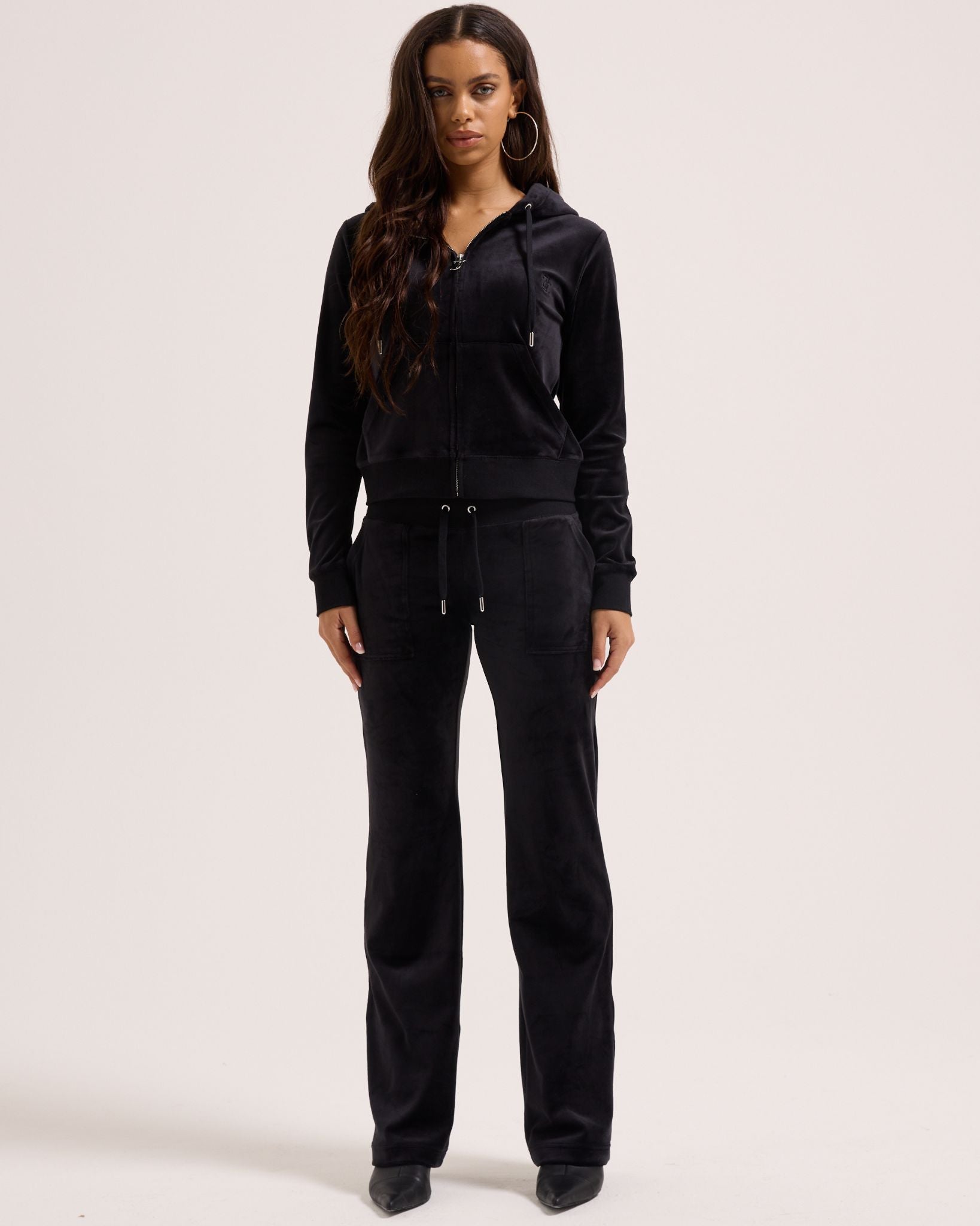 Classic Velour Del Ray Pant Black - Juicy Couture Scandinavia