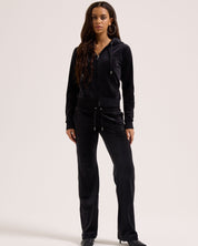 Classic Velour Del Ray Pant Black - Juicy Couture Scandinavia