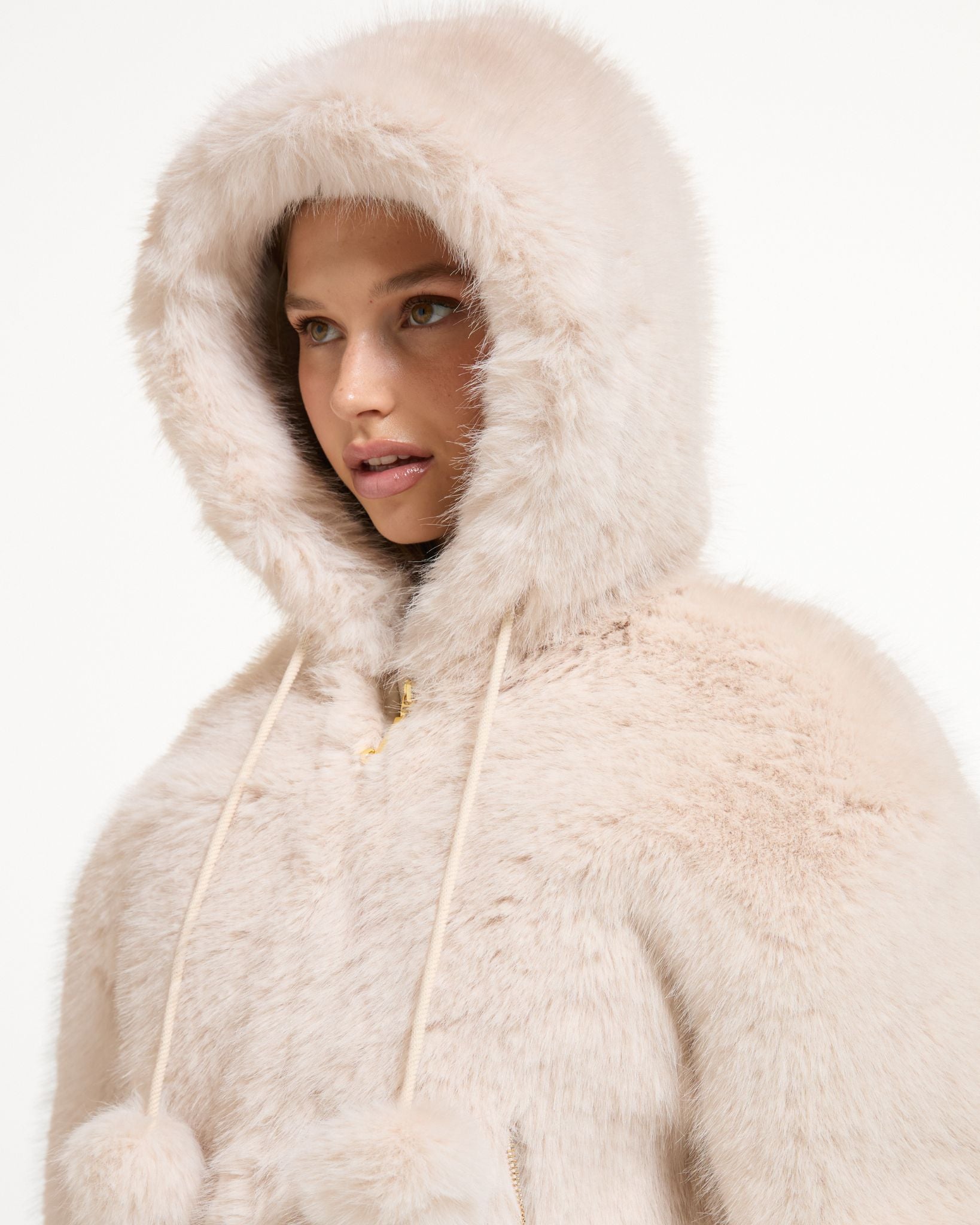 Hadi Faux Fur Jacket Natural Fur