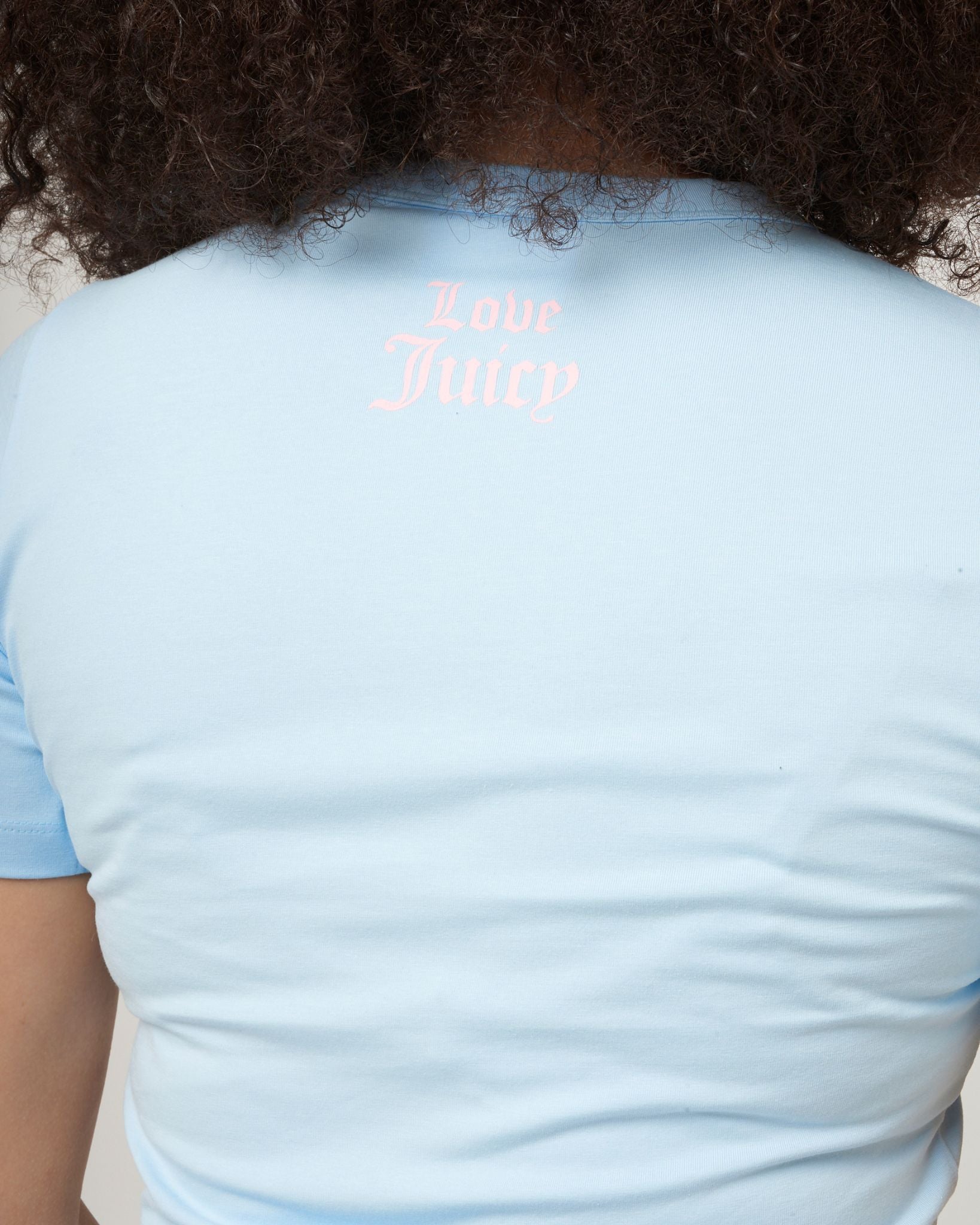 Juicy Angel Fitted T-shirt Powder Blue - Juicy Couture Scandinavia