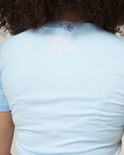 Juicy Angel Fitted T-shirt Powder Blue - Juicy Couture Scandinavia