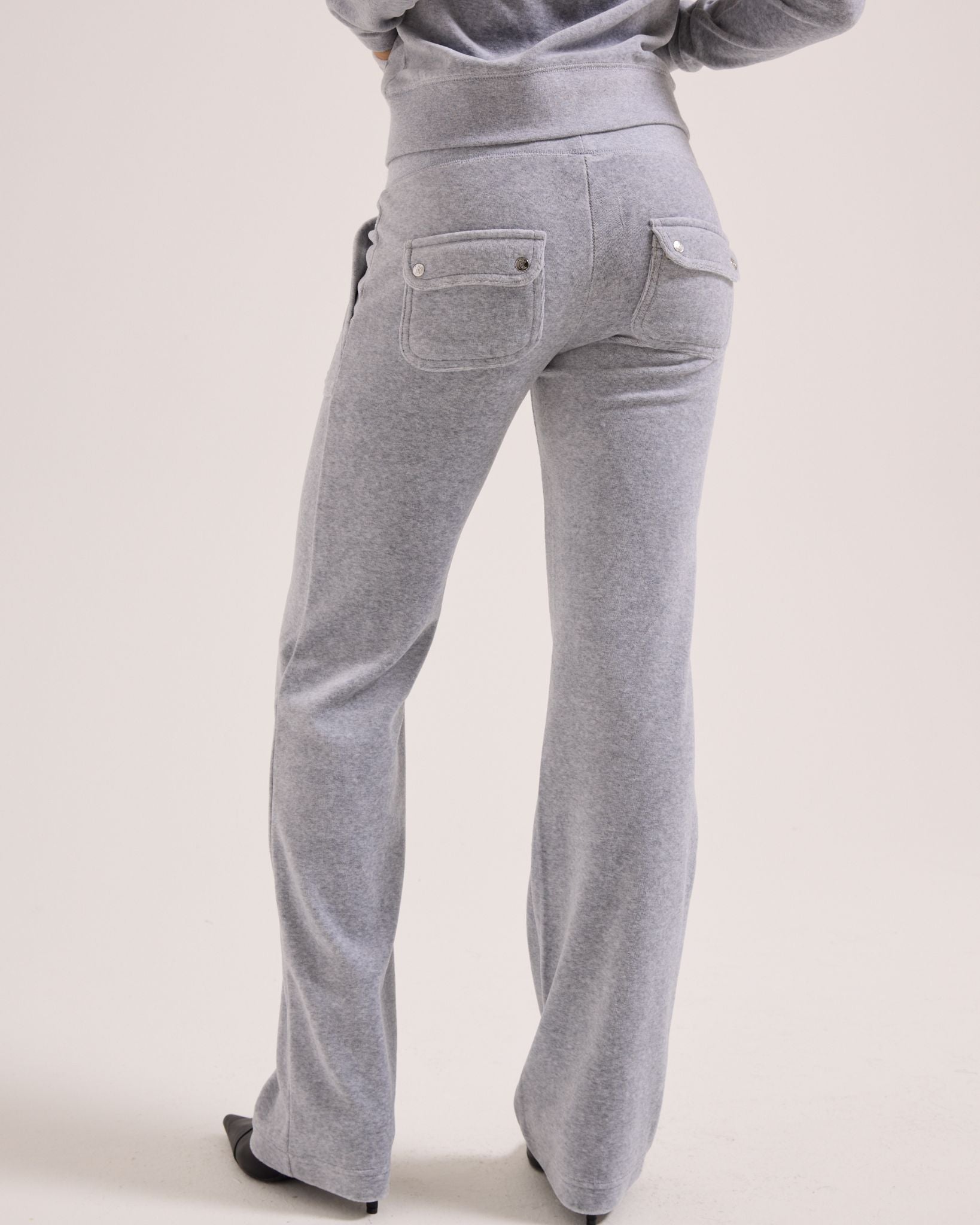 Classic Velour Del Ray Pant Silver Marl - Juicy Couture Scandinavia