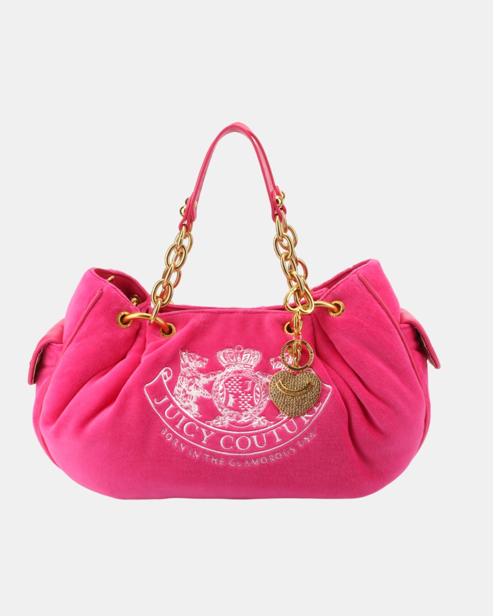 Juicy Couture Daydreamer Doubble Handle Medium Bag Pink Yarrow