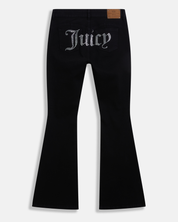 Low Rise Boot Cut Jeans Black - Juicy Couture Scandinavia