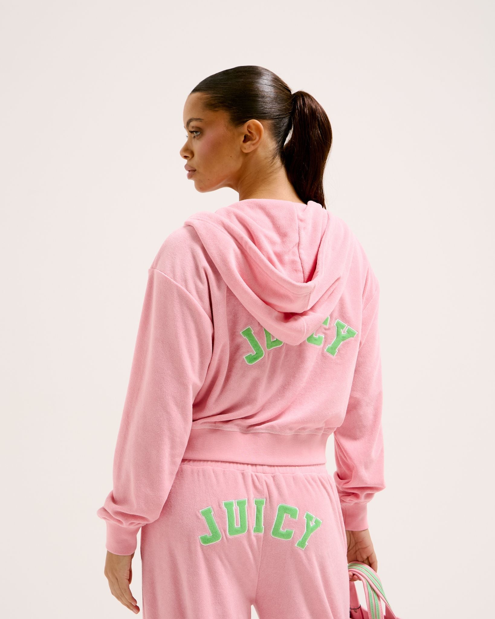 Nala Collegate Oversized Cropped Hoodie - Juicy Couture Scandinavia