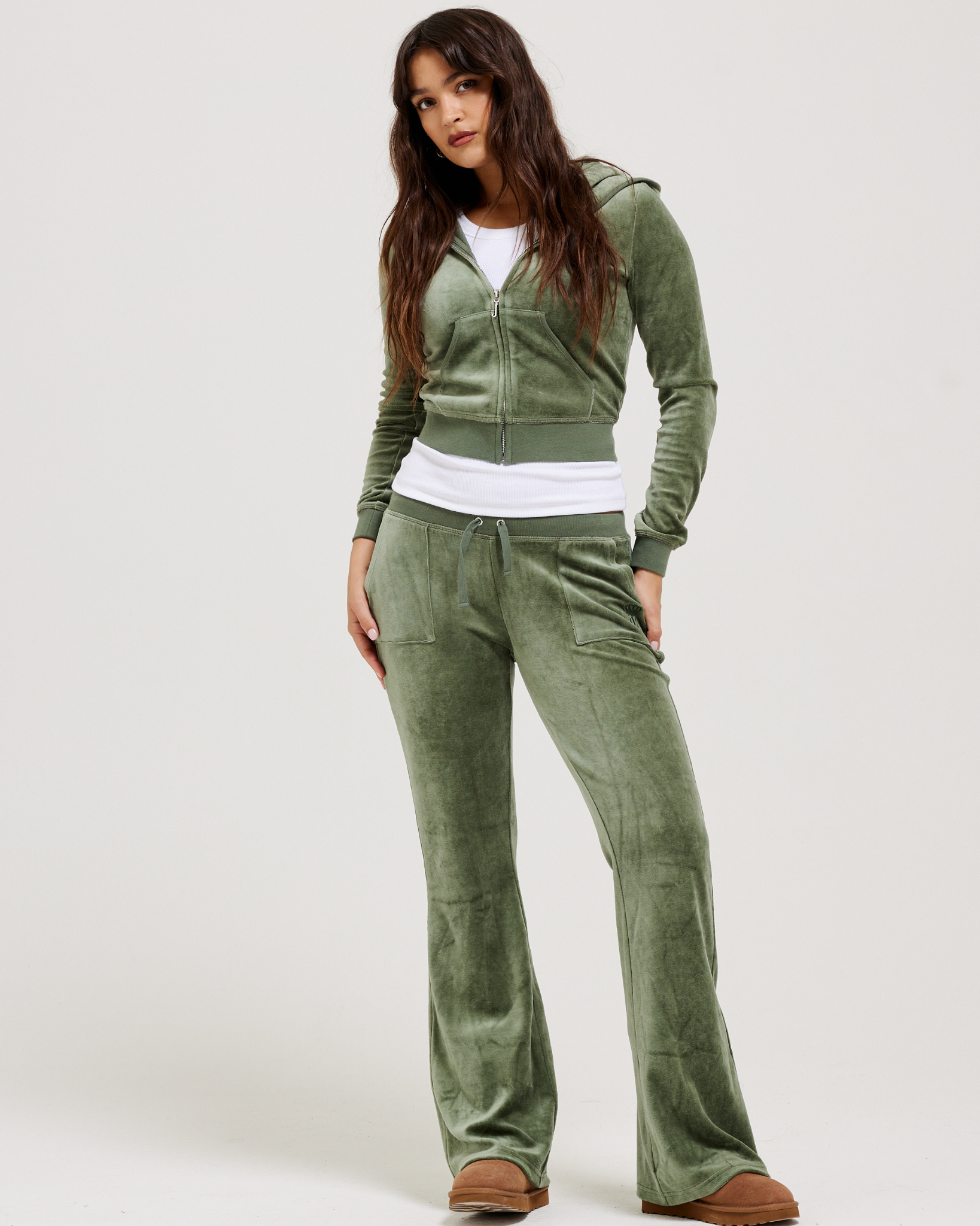 Heritage Caisa Ultra Low Rise Pant Thyme