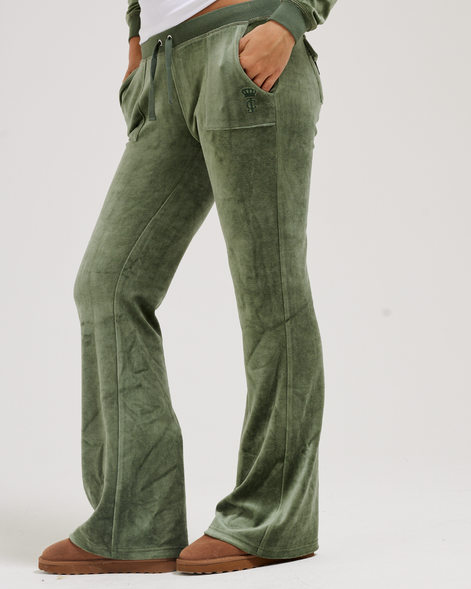 Heritage Caisa Ultra Low Rise Pant Thyme